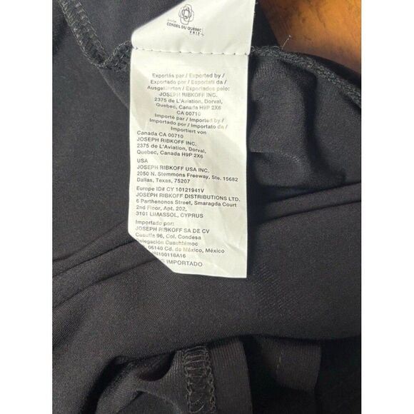 Joseph Ribkoff Floral Chiffon Overlay Dress Size 4 Black Pink Cocktail 191604 - Picture 9 of 10